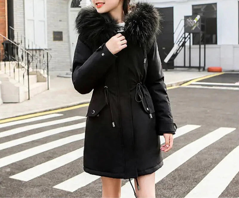 5-14 Years Girls Windbreaker Fur Collar Jacket Allmartdeal