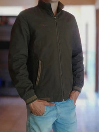 Men's Cotton Solid Vintage Warm Jacket