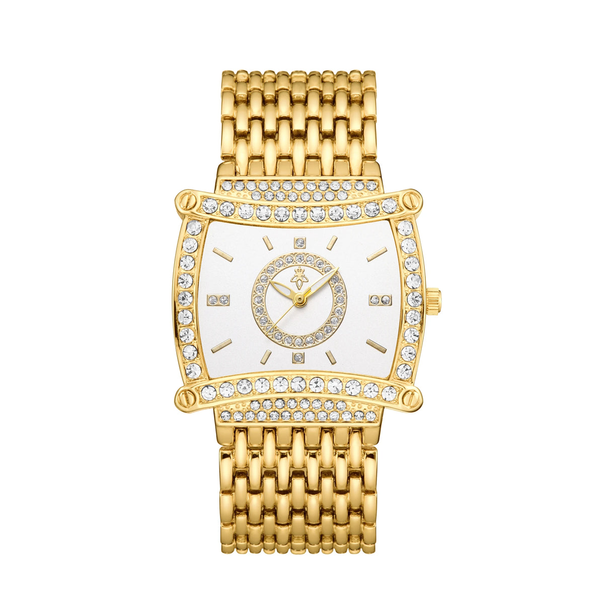 Women's Luxury Diamond-Set Dial Water Resistant Quartz Bracelet Watch