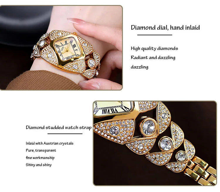 Women's Light Diamond Waterproof Watch