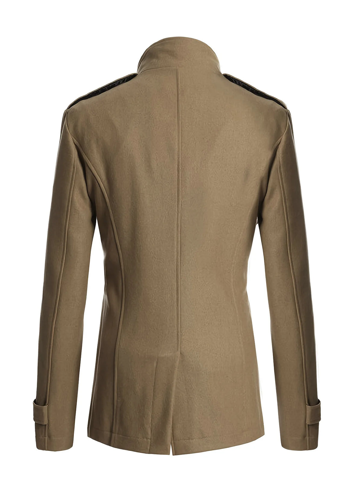 Men's Mid Length Woolen Coat