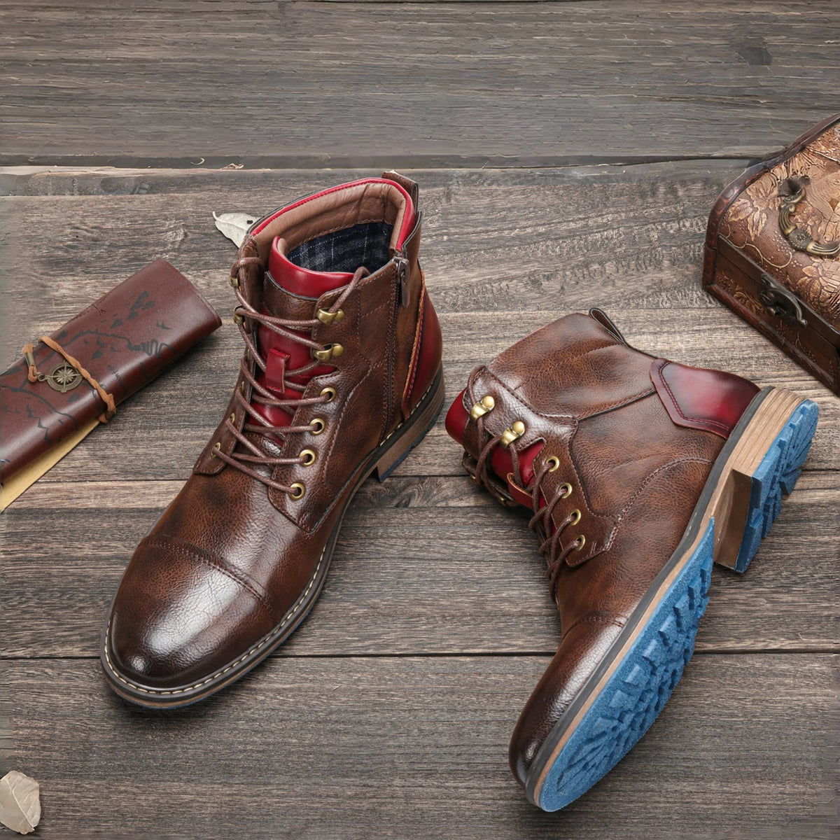Men's Vintage Outdoor Ankle Comfortable Leather Boots