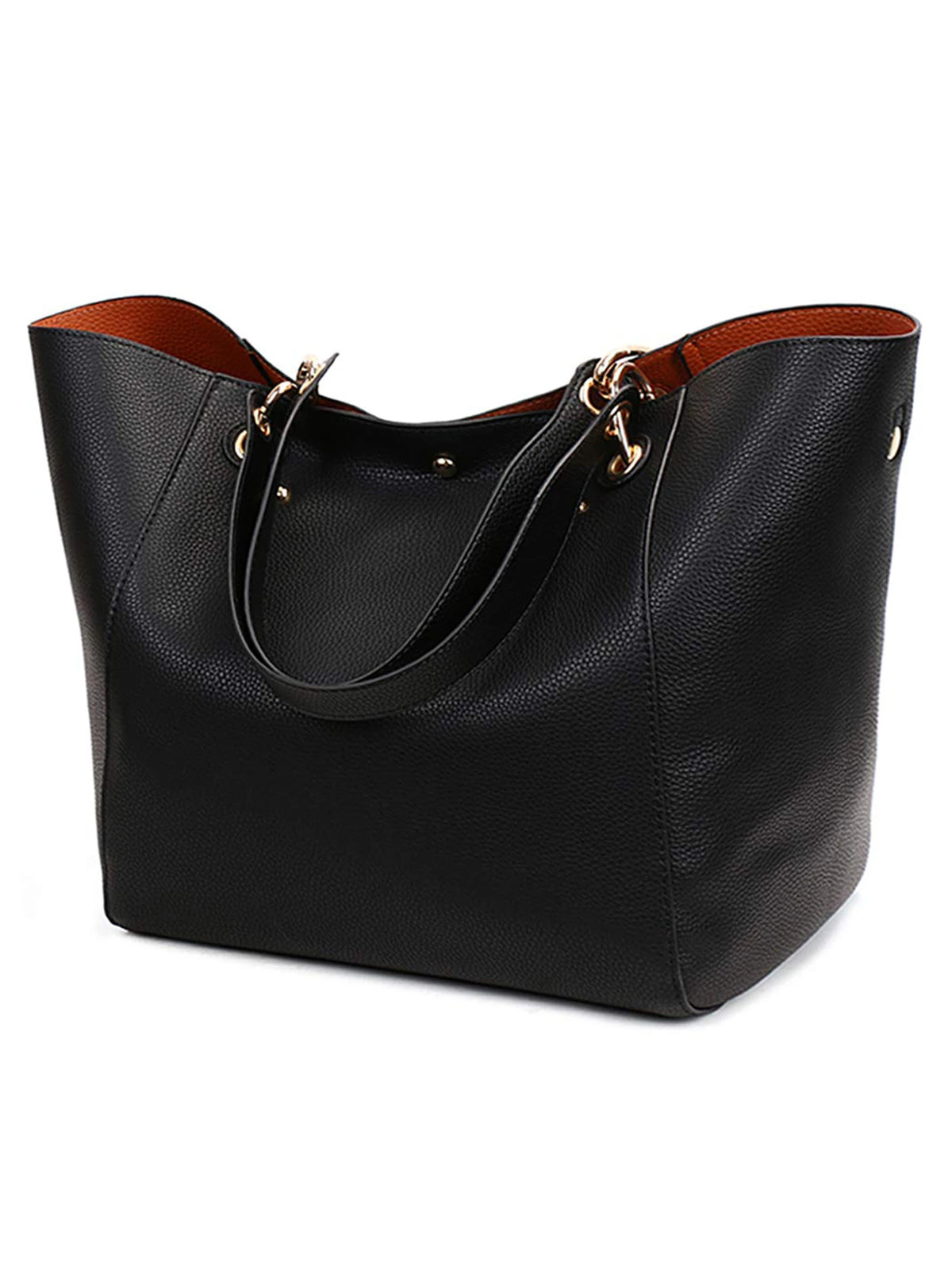 Women Large PU Leather Waterproof Hand Shoulder Bag