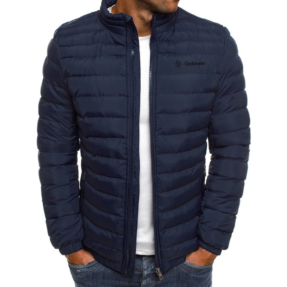 Men's Collar Parker Zipper Filled Jacket