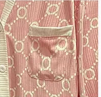 Women's 2Pcs Warm Button Sleepwear Set