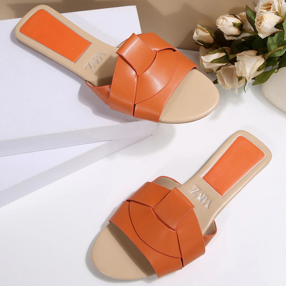 Women's Breathable Flat Soft Comfortable Sandals Slides