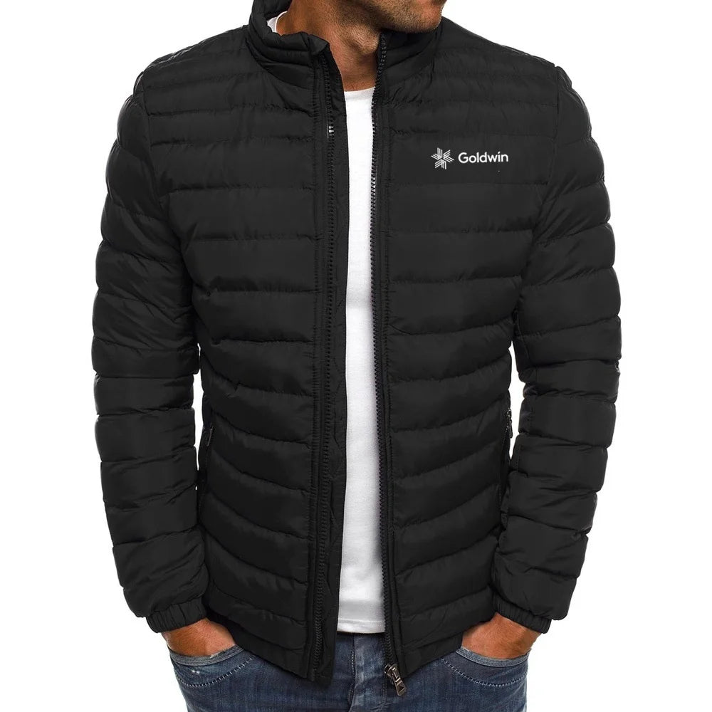 Men's Collar Parker Zipper Filled Jacket