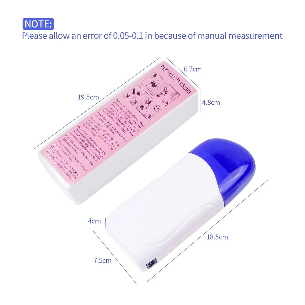 Honey Epilator Waxing Kit Depilatory Roll Heater Machine