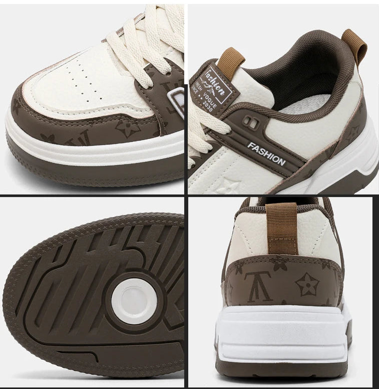 Men's Street Style Skateboard Comfortable Platform Sneakers