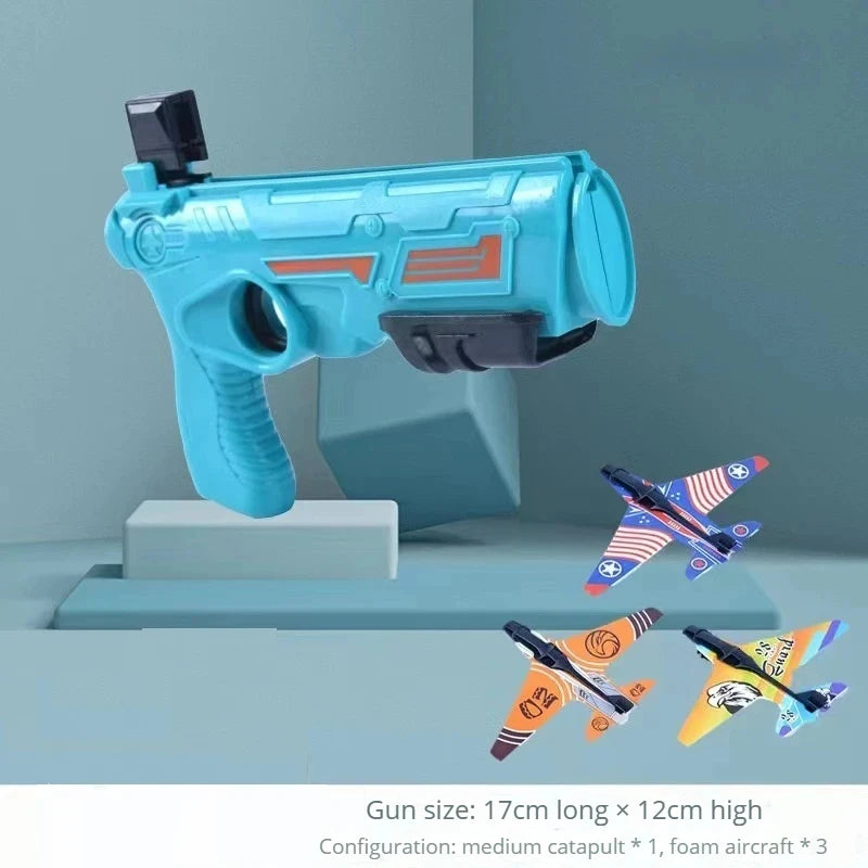 Children's Ejection Aircraft Shooting Set Toy