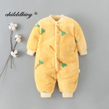 0-18 Month Baby Winter Jumpsuit Soft Flannel Allmartdeal