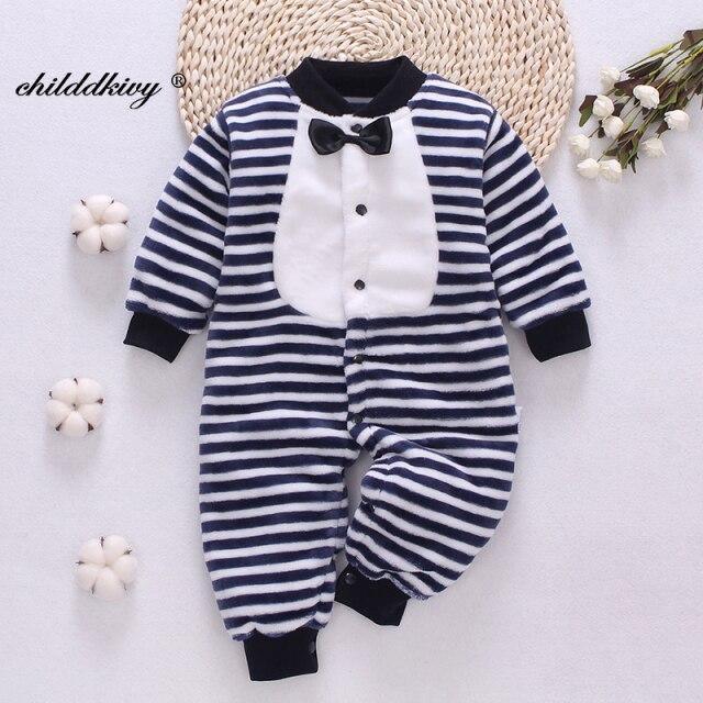 0-18 Month Baby Winter Jumpsuit Soft Flannel Allmartdeal