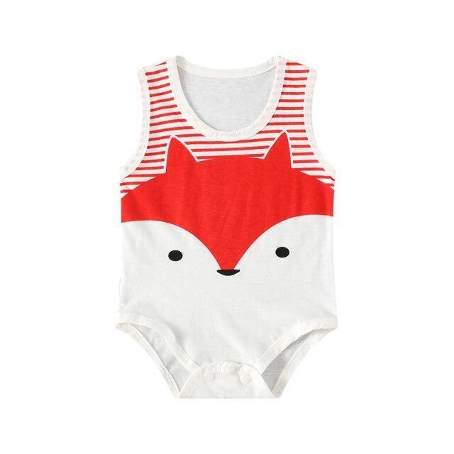 0-2 Years Baby Sleeveless Casual Jumpsuit Allmartdeal