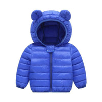 1-5 Years Unisex Children Cotton Padded Hooded Jacket Allmartdeal