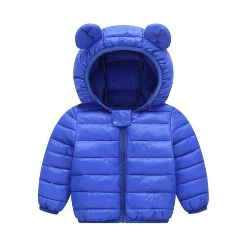 1-5 Years Unisex Children Cotton Padded Hooded Jacket Allmartdeal