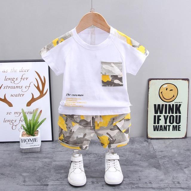 2Pcs Children Cotton Fashion Summer Set Allmartdeal