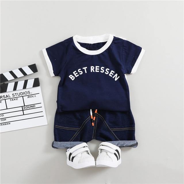 2Pcs Children Cotton Fashion Summer Set Allmartdeal