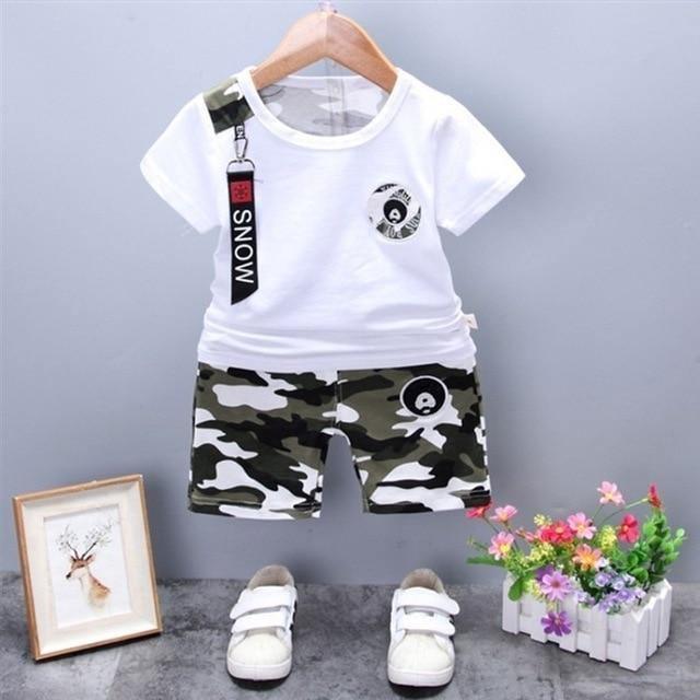 2Pcs Children Cotton Fashion Summer Set Allmartdeal