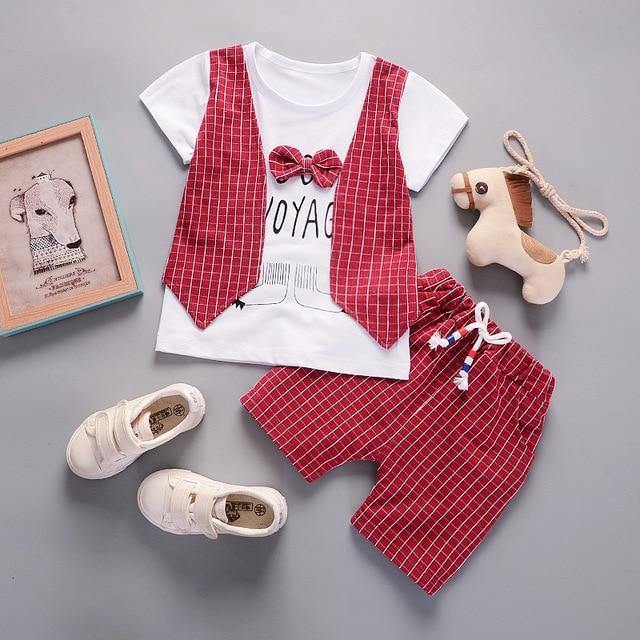 2Pcs Children Cotton Fashion Summer Set Allmartdeal