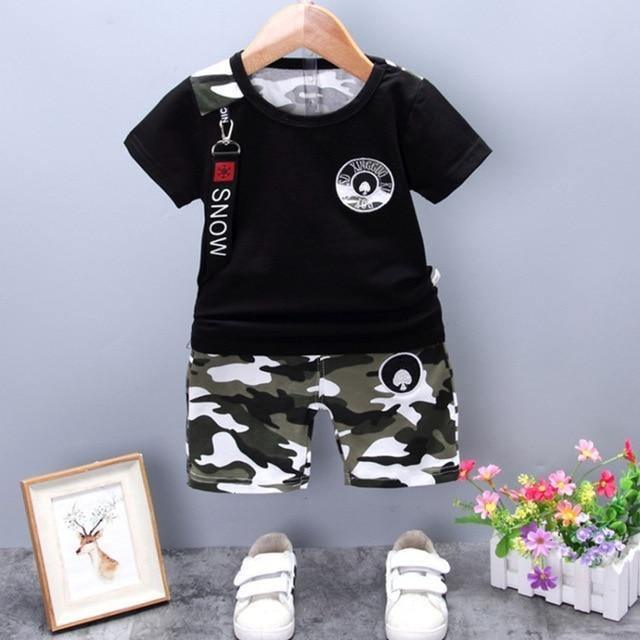 2Pcs Children Cotton Fashion Summer Set Allmartdeal