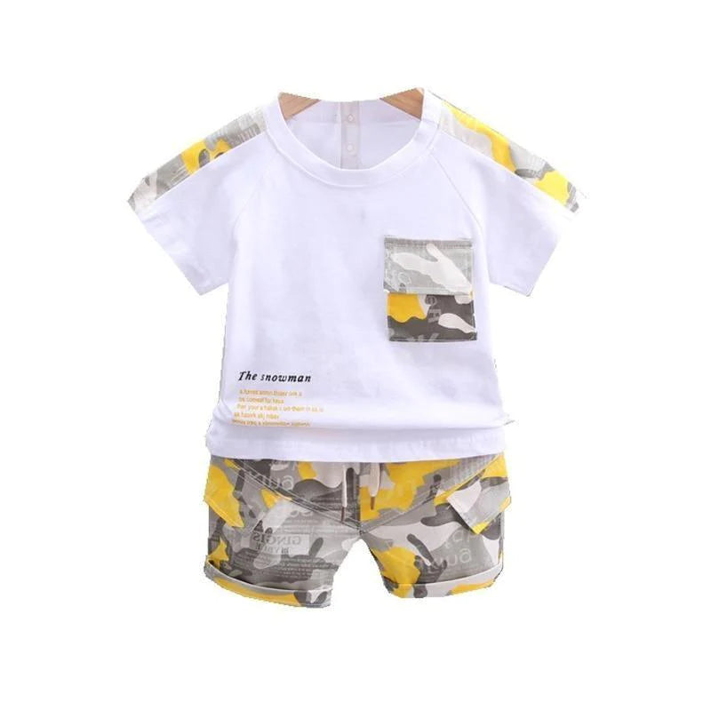 2Pcs Children Cotton Fashion Summer Set Allmartdeal