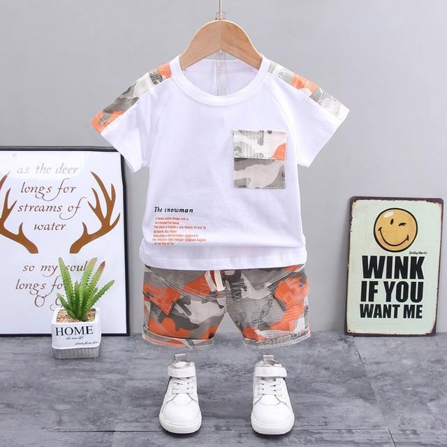 2Pcs Children Cotton Fashion Summer Set Allmartdeal