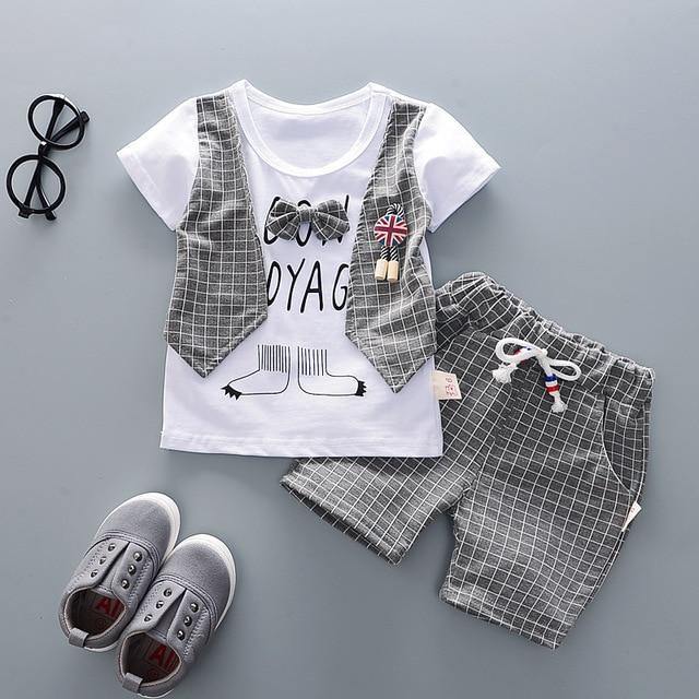 2Pcs Children Cotton Fashion Summer Set Allmartdeal