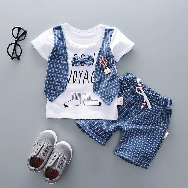 2Pcs Children Cotton Fashion Summer Set Allmartdeal