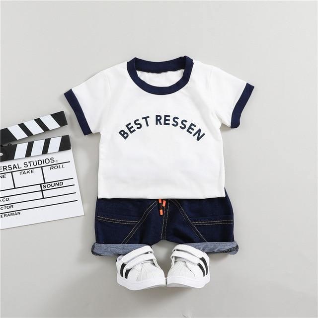 2Pcs Children Cotton Fashion Summer Set Allmartdeal