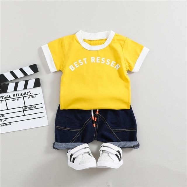 2Pcs Children Cotton Fashion Summer Set Allmartdeal