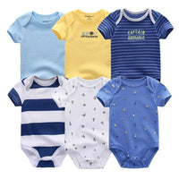 6Pcs/Lot Baby Short Sleeve Overalls Jumpsuit Allmartdeal