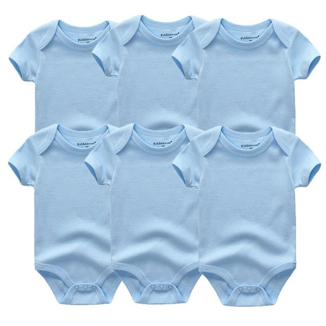 6Pcs/Lot Baby Short Sleeve Overalls Jumpsuit Allmartdeal