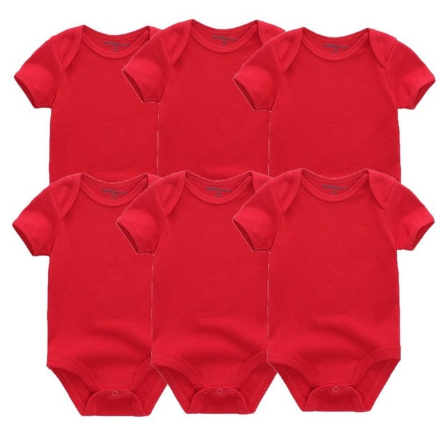 6Pcs/Lot Baby Short Sleeve Overalls Jumpsuit Allmartdeal