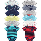 6Pcs/Lot Baby Short Sleeve Overalls Jumpsuit Allmartdeal