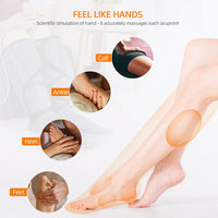 Air Compression Pneumatic Foot and Calf Heated Air Wraps Massager Allmartdeal