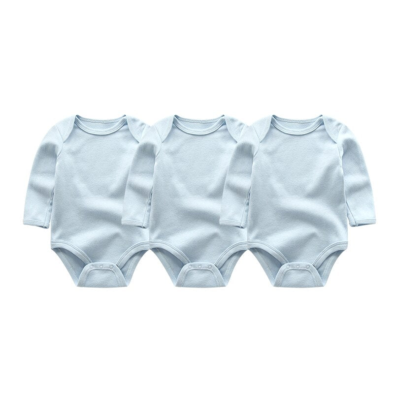 Baby Long Sleeve Cotton Bodysuit Allmartdeal