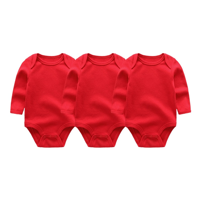 Baby Long Sleeve Cotton Bodysuit Allmartdeal