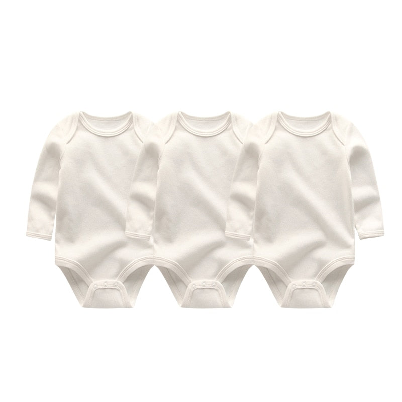 Baby Long Sleeve Cotton Bodysuit Allmartdeal