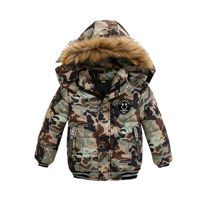 Boys High Quality Thick Hooded Jackets Allmartdeal