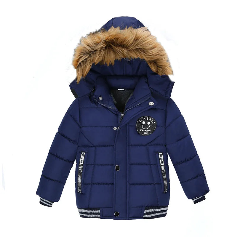 Boys High Quality Thick Hooded Jackets Allmartdeal