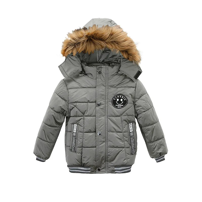 Boys High Quality Thick Hooded Jackets Allmartdeal