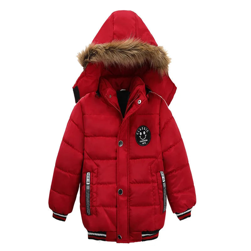 Boys High Quality Thick Hooded Jackets Allmartdeal