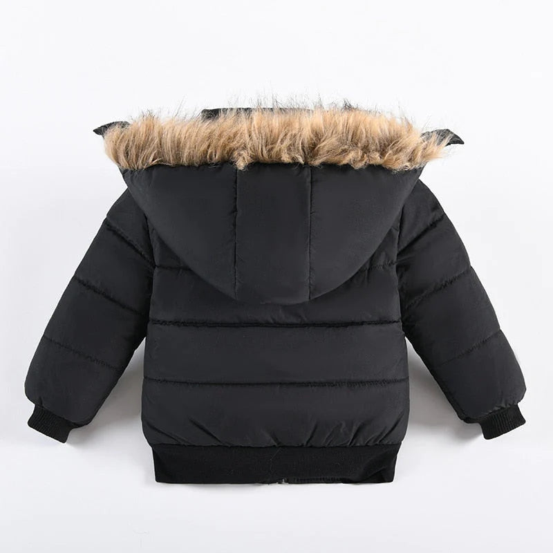 Boys Thick Hooded Warm Jacket Allmartdeal