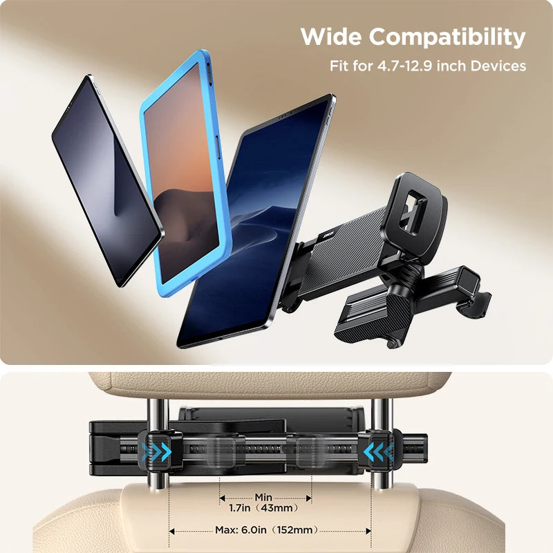 Car Headrest Folding Tablet iPad Holder Allmartdeal