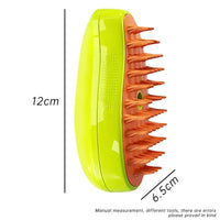 Cat Dog 4in1 Grooming Comb with Electric Spray Soft Silicone Brush Allmartdeal