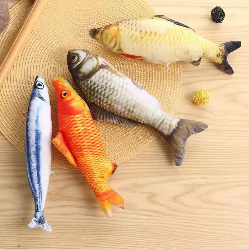 Cat Soft Plush 3D Simulation Fish Toy Allmartdeal