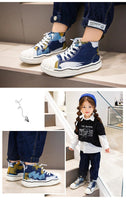 Children Fashionable Colorful Canvas Sneakers Allmartdeal