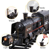 Children Railway Tracks Steam Locomotive Engine Electric Train Toy Set Allmartdeal