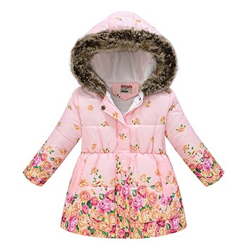 Girls Fur Collar Fashion Windproof Jacket Allmartdeal