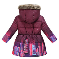 Girls Fur Collar Fashion Windproof Jacket Allmartdeal